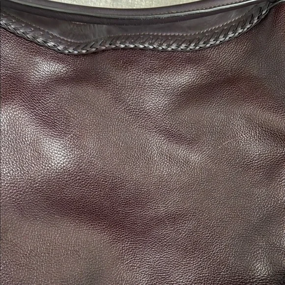 Burberry Brown Leather Hobo Bag with Braided Trim - Picture 8 of 10